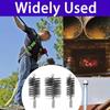 Boiler Brush Kit Chimney Cleaning Set Stove Pipe Brush