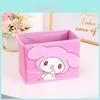 Hello Kitty Kuromi Cinnamoroll My Melody Узор Складной Настольный Органайзер для Хранения для Макияжа и Канцелярских Товаров