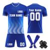 Personalised Shirts Kit Mens Girls With Name Number Custom Football Jerseys For Boys Training Suit