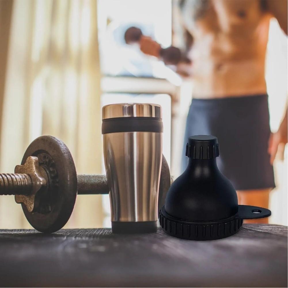 15g/50ml Protein Powder Container with Carabiner Medicine Box Protein Powder Bottle Traveling