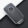 For Skoda Octavia For Volkswagen VW Bora Polo Tiguan Jetta Passat B5 B6 B7 Golf Beetle 3 Buttons TPU Leather Car Key Case Cover Ptorector