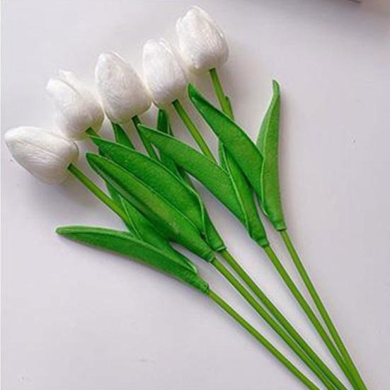 Красивые искусственные тюльпаны, простой в уходе, элитный свадебный декор