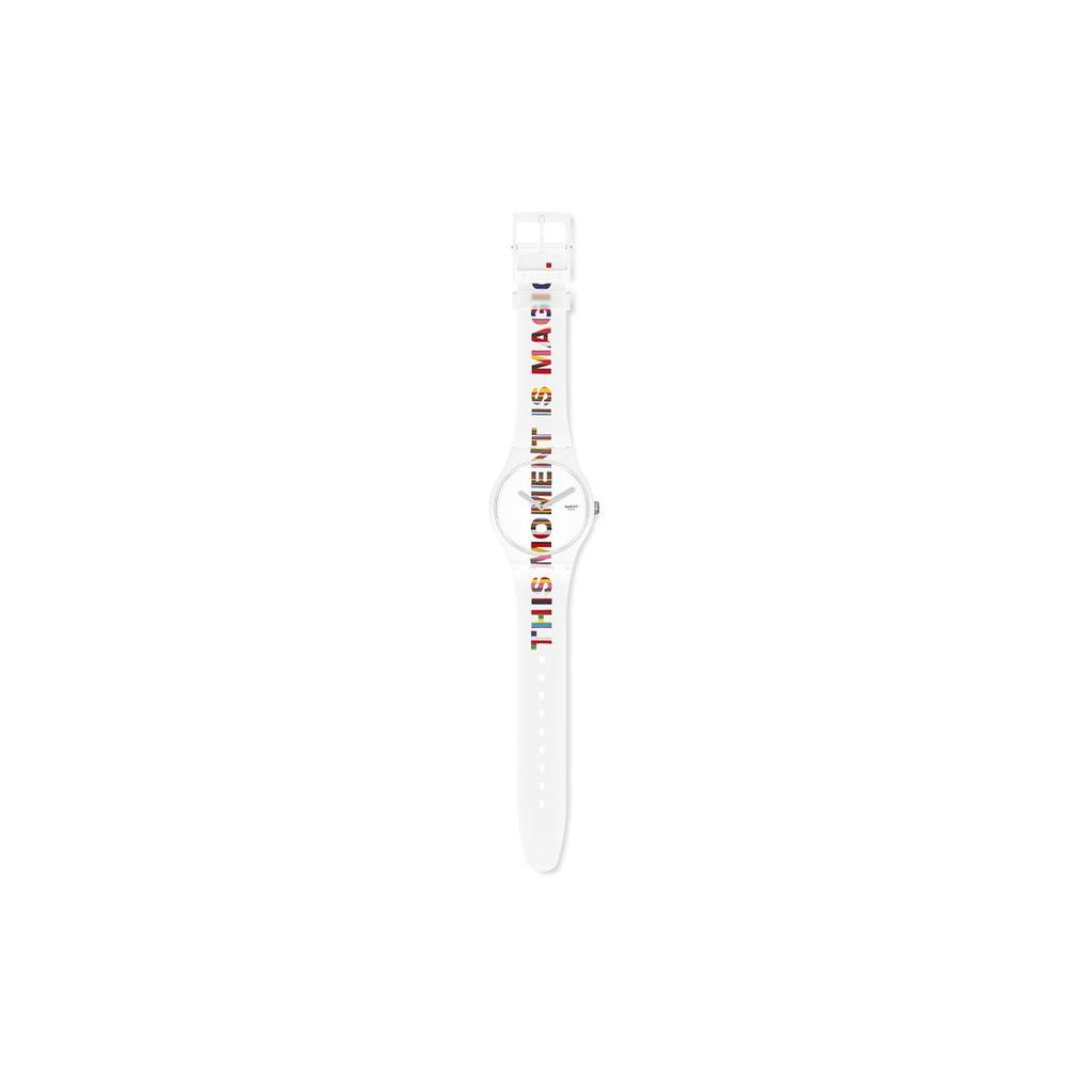 Swatch Унисекс 41 мм Белые часы SUOZ330 SUOZ330