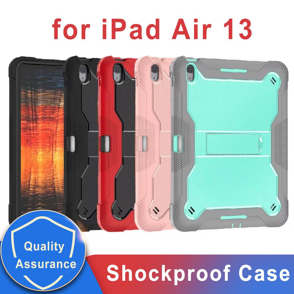 Case for IPad Air 13 Inch M2 2024 Heavy Duty Shockproof Protective with Pencil Holder for IPad Air 13 Tablet Cover