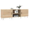VidaXL Meuble TV chêne sonoma 150x30x50 cm bois d'ingénierie 829095