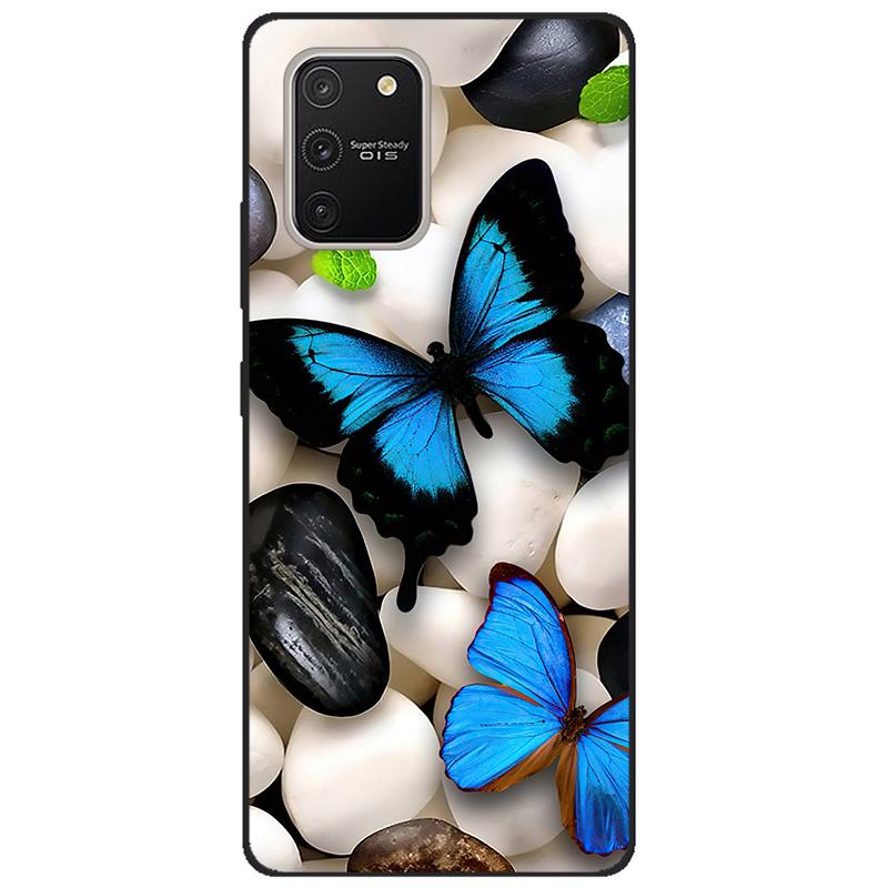 Чехол для Samsung Galaxy S10 Lite G770F Силиконовый Черный Мягкая Задняя Крышка для Samsung S10 Lite Чехол 2020 TPU S10Lite Чехол S 10 Lite