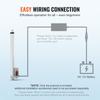 Linear Actuator 12V 16 Inch High Load 330lbs/1500N 0.19"/s IP54 Protection