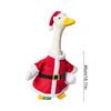 Porch Goose Outfit Turkey/Scarecrow/Santa Clothes Fits 23 Inch Cement Plastic Goose Statue for Christmas Yard Patio Decor