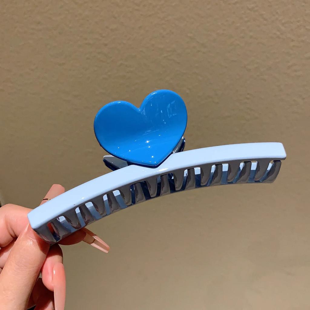 Простой Шик Дофаминовый Цвет Пластиковый Зажим-Краб для Волос Корейский Аллигатор 5.1" Захват Краб Акула Зажим Аксессуары для Густых Волос Головной Убор