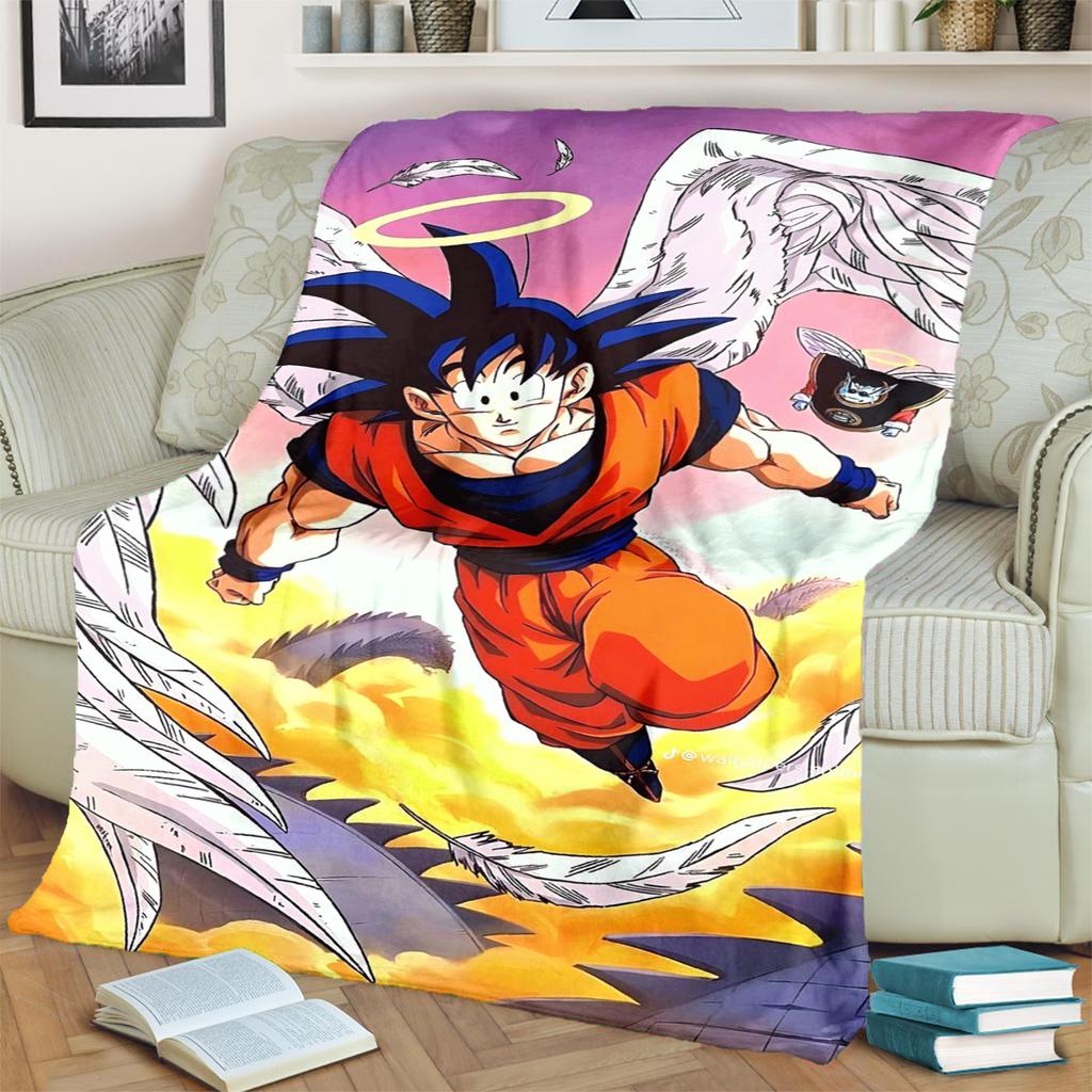 Cozy Dragon Ball! Print Blanket Warm Flannel for Bedrooms, Sofas, Beds, Chairs, Picnics, Travel