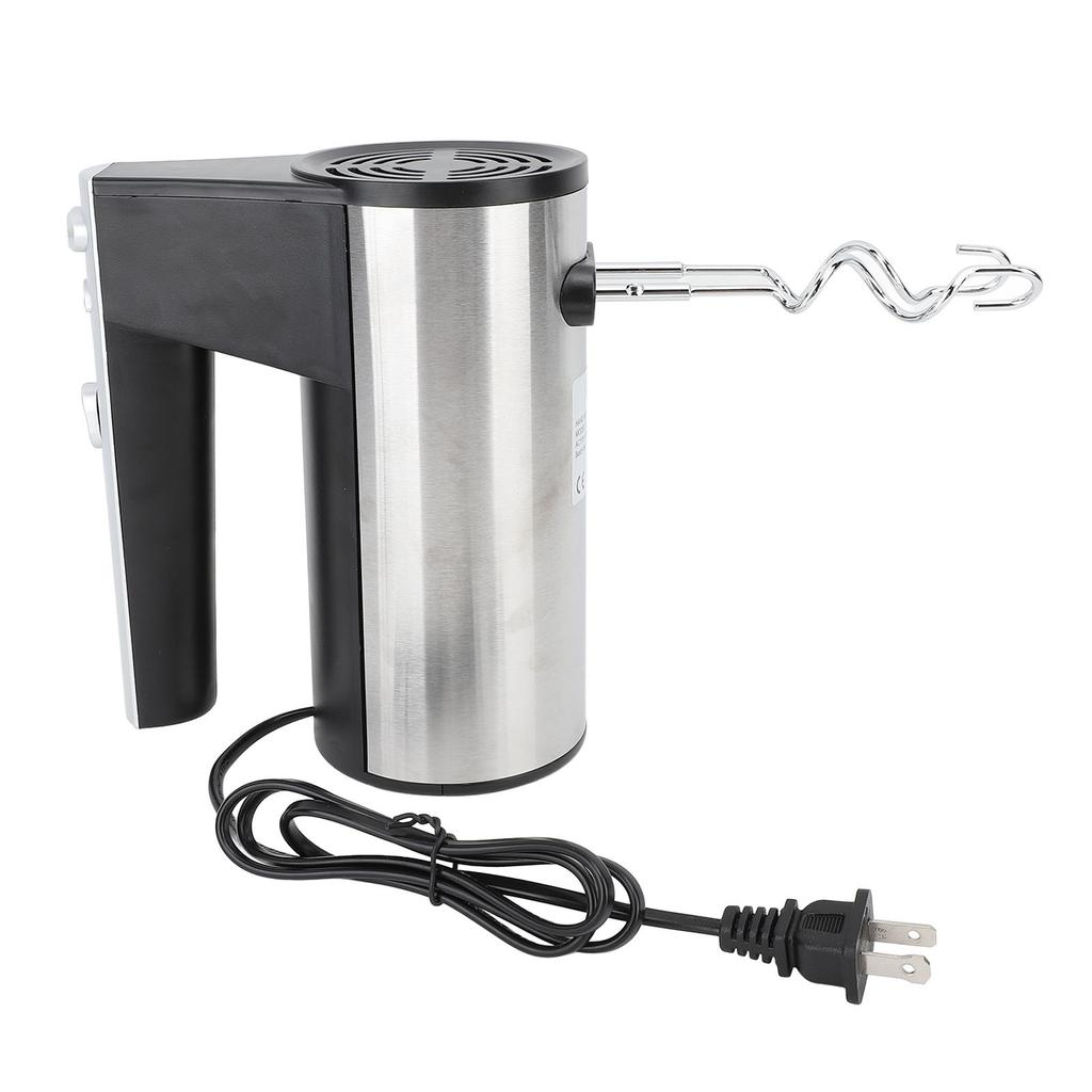 Hand Mixer 500W 5 Speed Turbine Boost Stainless Steel Kitchen Electric Handheld Food Beater for Whip