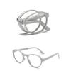 For Partents Circular Portable Eyewear Foldable Presbyopic Glasses Elderly Glasses Reading Glasses