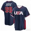 USA Baseball Jersey Judge 99 Men's Navy WBC Baseball Shirt Short Sleeve Fan Version Sportswear 2026 New