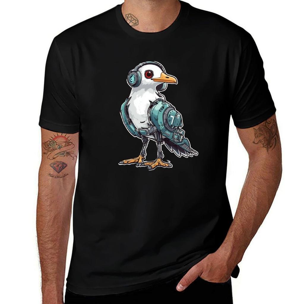 Music Seagull The Cyberpunk Of Sound Tshirt Halloween Theme Tshirt