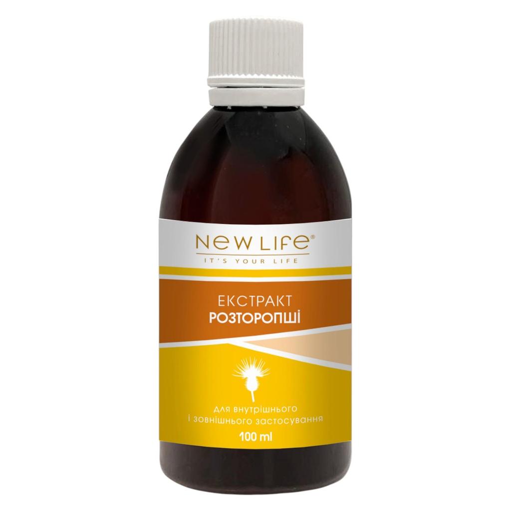 Расторопши (Silymarin) Экстракт Настойка Травяная Жидкость Добавка Диетическая New Life