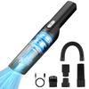 Handy Cleaner Автомобильный пылесос 120 Вт Ручной настольный пылесос Маленький автомобильный пылесос Беспроводной 12000 Па Всасывание 30 минут Непрерывная работа USB
