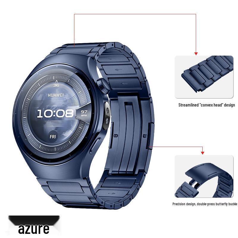 Металлический ремешок H-Link из титана для смарт-часов Huawei Watch 5 Slim GT5/4 Pro