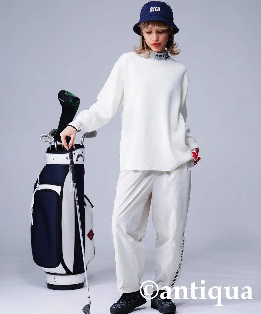 Вязаный топ с высоким воротником Antiqua Golf, женский, ZGL-30002, M, 03, Кремовый