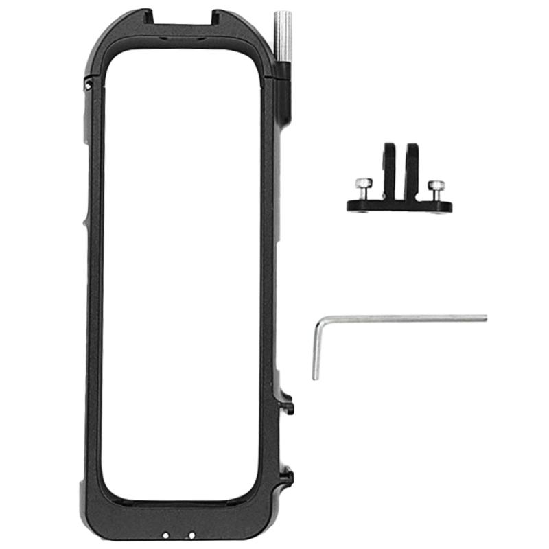 Camera Cage Cold Shoe Mount for X4 Camera Secure Metal Frame Case Camera Cage Photography Accessory for Outdoor Use