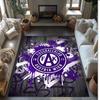 Austria Wien FC Soccer Football Pattern Soft Area Rug Non Slip Indoor Floor Carpet Sports Decor Mat for Bedroom