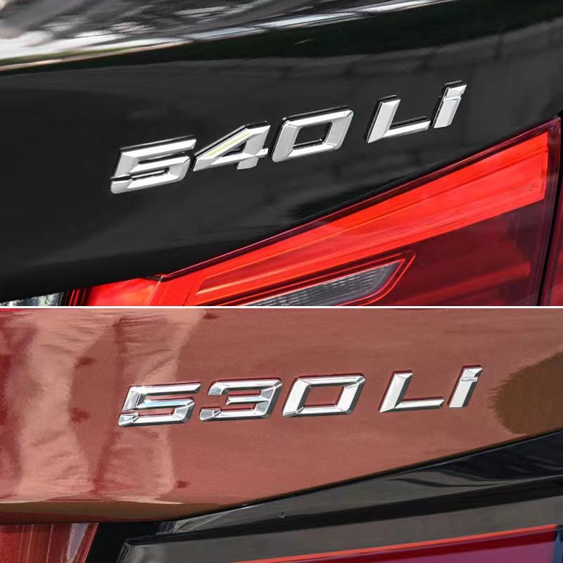 Автомобиль 3D ABS багажник 523Li 525Li 528Li 530Li 535Li буквы логотип значок эмблема наклейка наклейка для BMW 5 серии E39 E60 E61 F10 F11