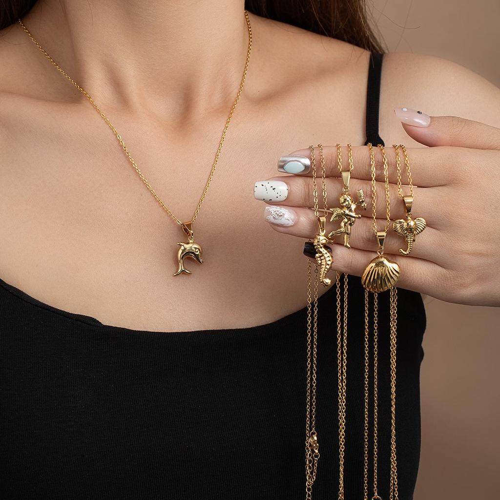 Универсальное ожерелье на ключицу в морском стиле - Уникальный и простой модный дизайн.