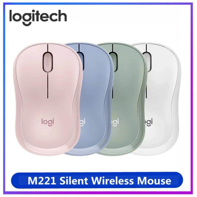 Беспроводная мышь Logitech M221, бесшумная, 3-кнопочная, 1000 точек на дюйм, оптическая компьютерная мышь 2,4 ГГц с USB