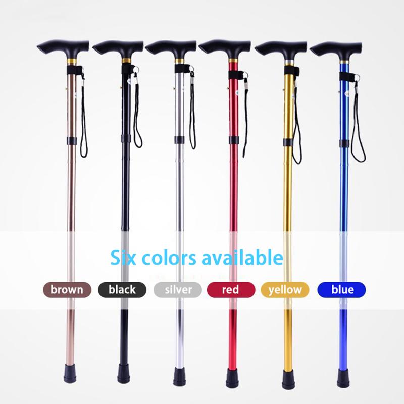 Регулируемая трость для ходьбы, 2 секции, устойчивая, противоскользящая, костыль, для пожилых людей, для альпинизма, пеших прогулок.