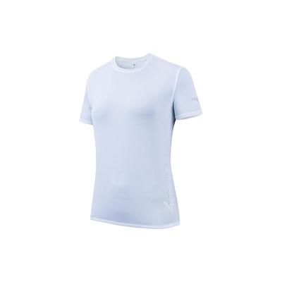 Футболка Running Series с логотипом и круглым вырезом, облегающая, с коротким рукавом, женские топы, чисто-белый цвет 162335103-3