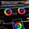 Car Air Freshener Outlet Aromatherapy Fragrance Air Vent Clips Interior Perfume RGB Music Rhythm Lamp Voice Pick Up Atmosphere Light App Control