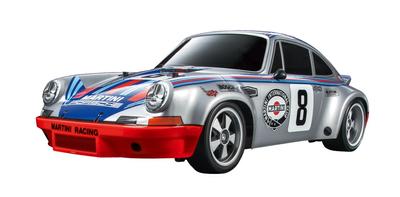 Tamiya Электрическая радиоуправляемая машинка Porsche 911 Carrera RSR 58571 1/10 № 571 (Шасси ТТ-02) На дороге