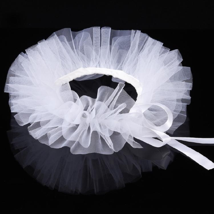 Vintage Renaissances Ruffled Mesh False Collar Victorian Gothic Neck Ruff Shawl Scarf Costume Cosplay Props for Women