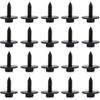 100Pc Metal Car Screw Body Fender Bumper Retainer Clips 7mm Hex (4.2-1.41x22mm)
