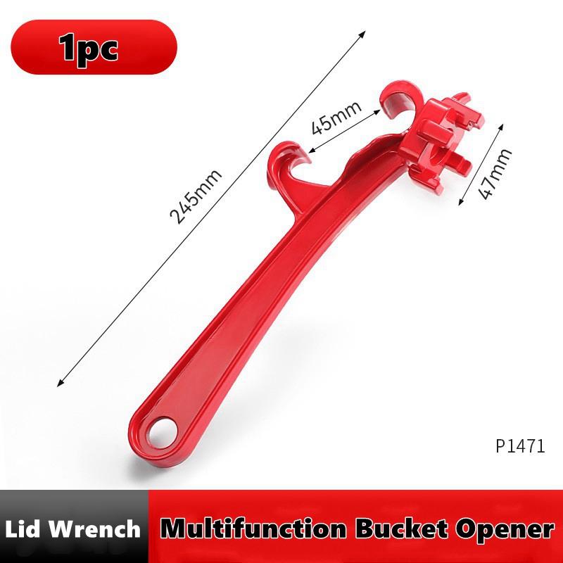 Многофункциональный ключ для открывания крышки ведра с краской, открывалка для ведра, алюминиевый сплав, экономия труда, ключ для пробки, инструмент для открывания крышки металлической бочки