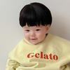 Synthetic Baby Hair Wig Fluffy Newborn Headwear Fashion Infant Hairpiece  Boy