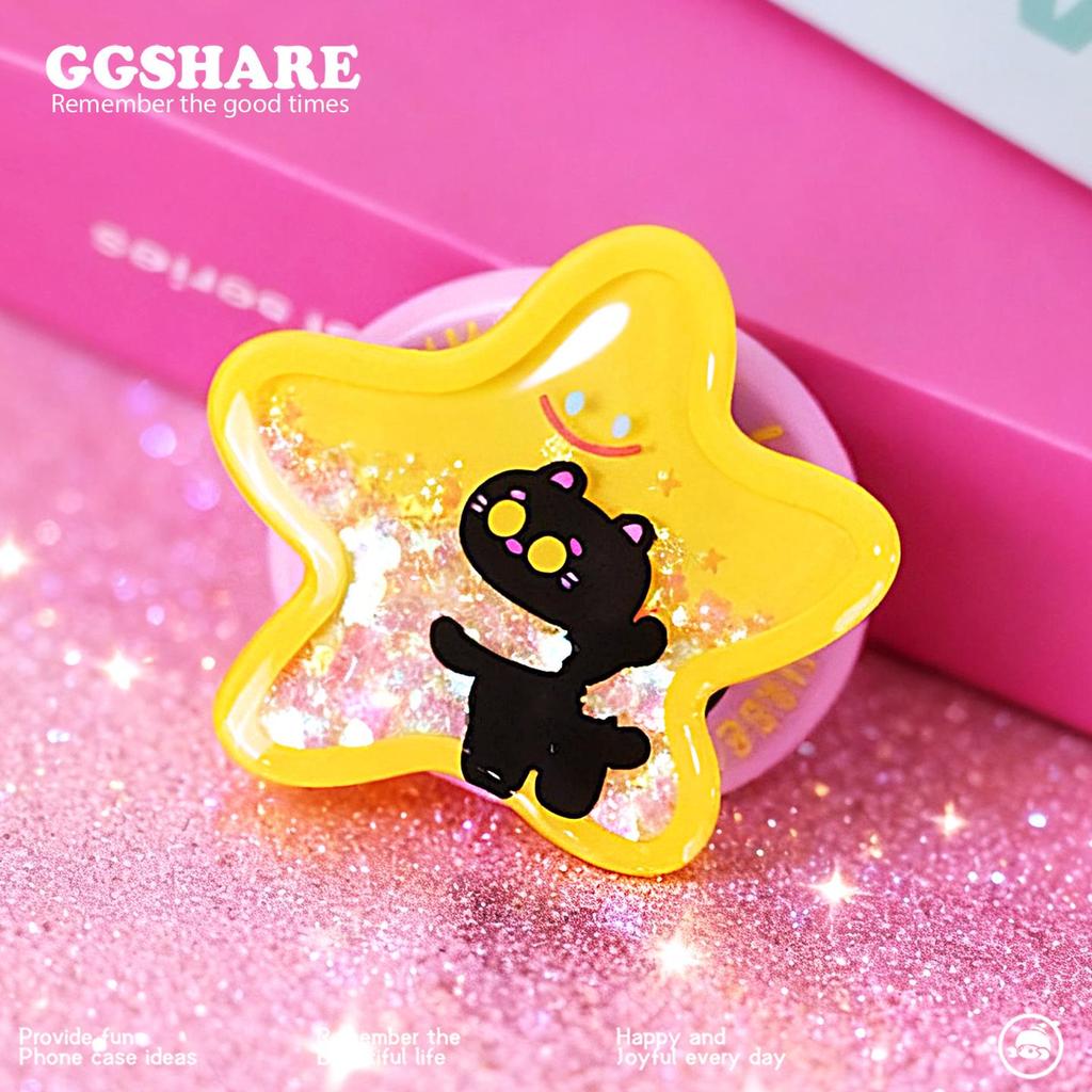 Hermit Crab Star Language Cat iPhone 17 Case, 16 Pro Max Compatible, with Magnetic Stand & Wrist Strap