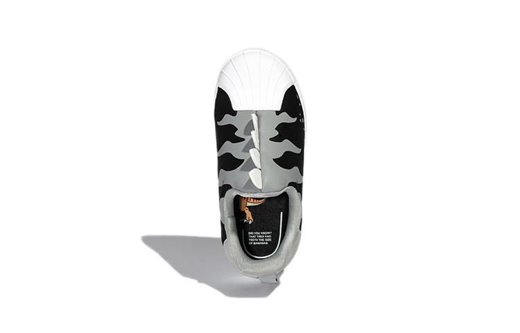 adidas Оригиналы SUPERSTAR 360 Устойчивые к истиранию Низкие кеды для малышей Младенцев и малышей GX3271