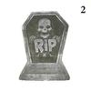 Украшение надгробия из пенопласта на Хэллоуин Дом с привидениями RIP Камень Ужасный реквизит Декор для вечеринки Скелет