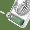 Настольный вентилятор Портативный Настольный Подвесной USB-перезаряжаемый Наклон 180° Складной Персональный С дисплеем питания 5 скоростей Ультратихий