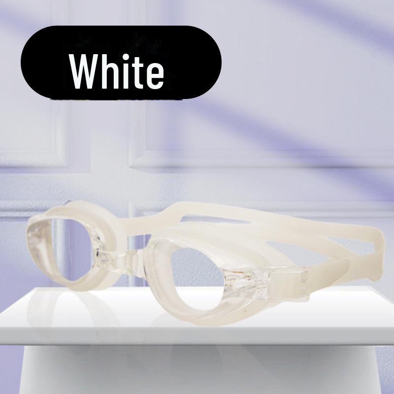 2025 Anti-Fog Electroplated Myopia Silicone Swimming Goggles Set