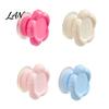 Glass Mirror Hangers Flower Suction Cup Hook, No Drilling Removable And Reusable Plastic Hanger, Adhesive Free Hooks Waterproof Vacuum Hook