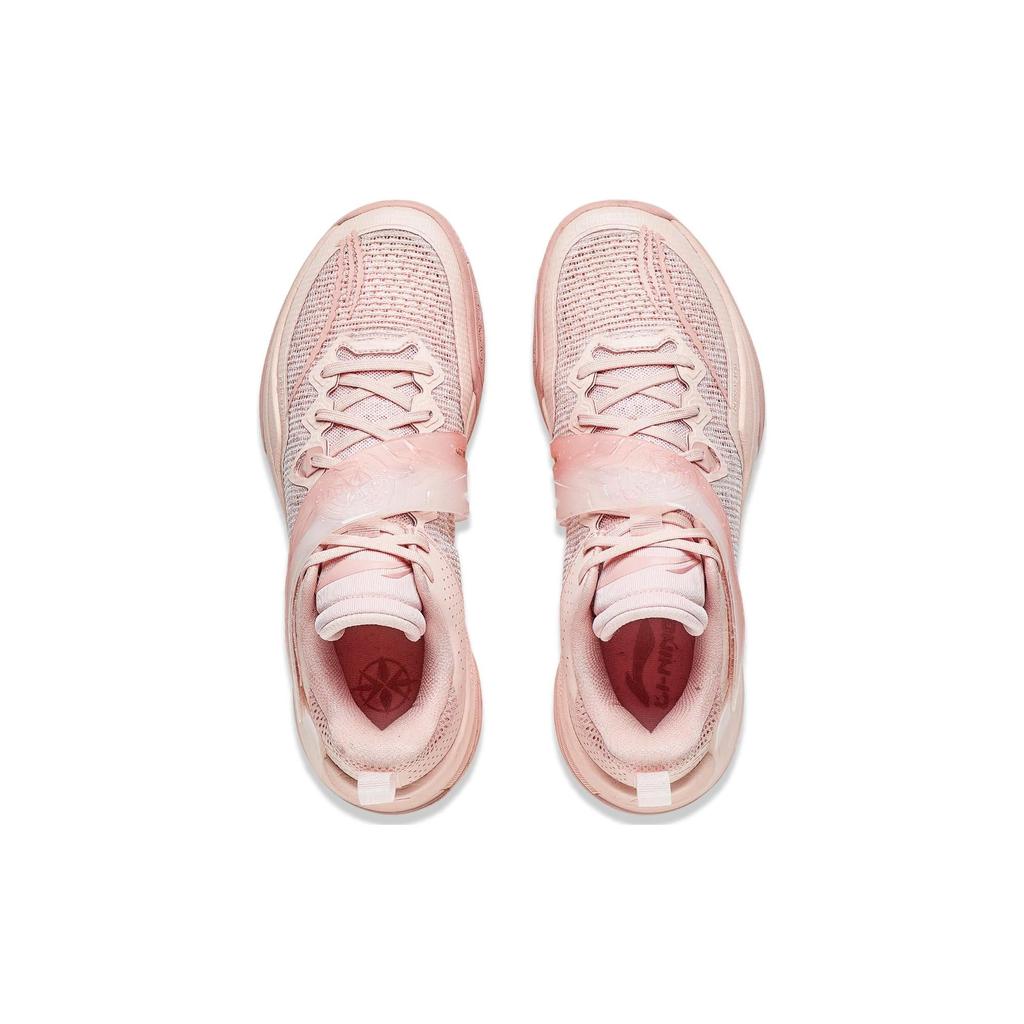 LiNing Blade 3 Team Durable Breathable Low-Top Basketball Shoes Men Sneakers Peach Pink ABAS095-9