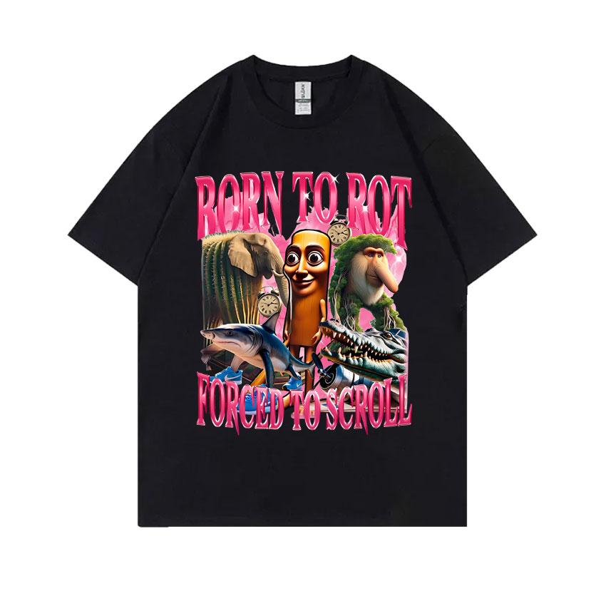 Italian Brainrot Funny Meme T-shirt Brr Brr Patapim Tralalero Tralala Bombardiro Crocodilo Tung Tung Tung Sahur Graphic T Shirts