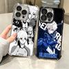 Синий L-Lock Наги Сейсиро Покрытие Чехол для Телефона Для Iphone 16 17 Pro Max Air 16E 14 15 Plus 12 13 Mini Противоударный Подушка Безопасности Чехол