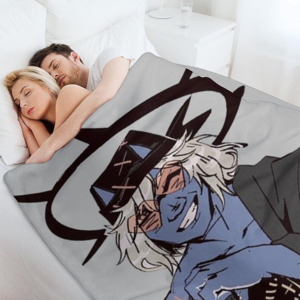 Happy Chaos - Guilty Gear Throw Blanket funny gift Warm valentine gift ideas Large Blankets