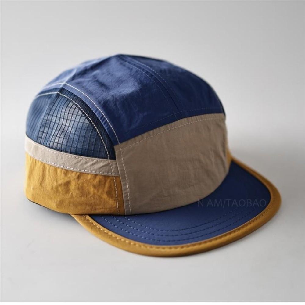 Nylon Quick Dry Hat 5 Panel Sunshade Cap Fashion Baseball Caps For Running, Camping