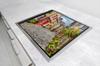 Glass protective plate for the stove 50x52 Street