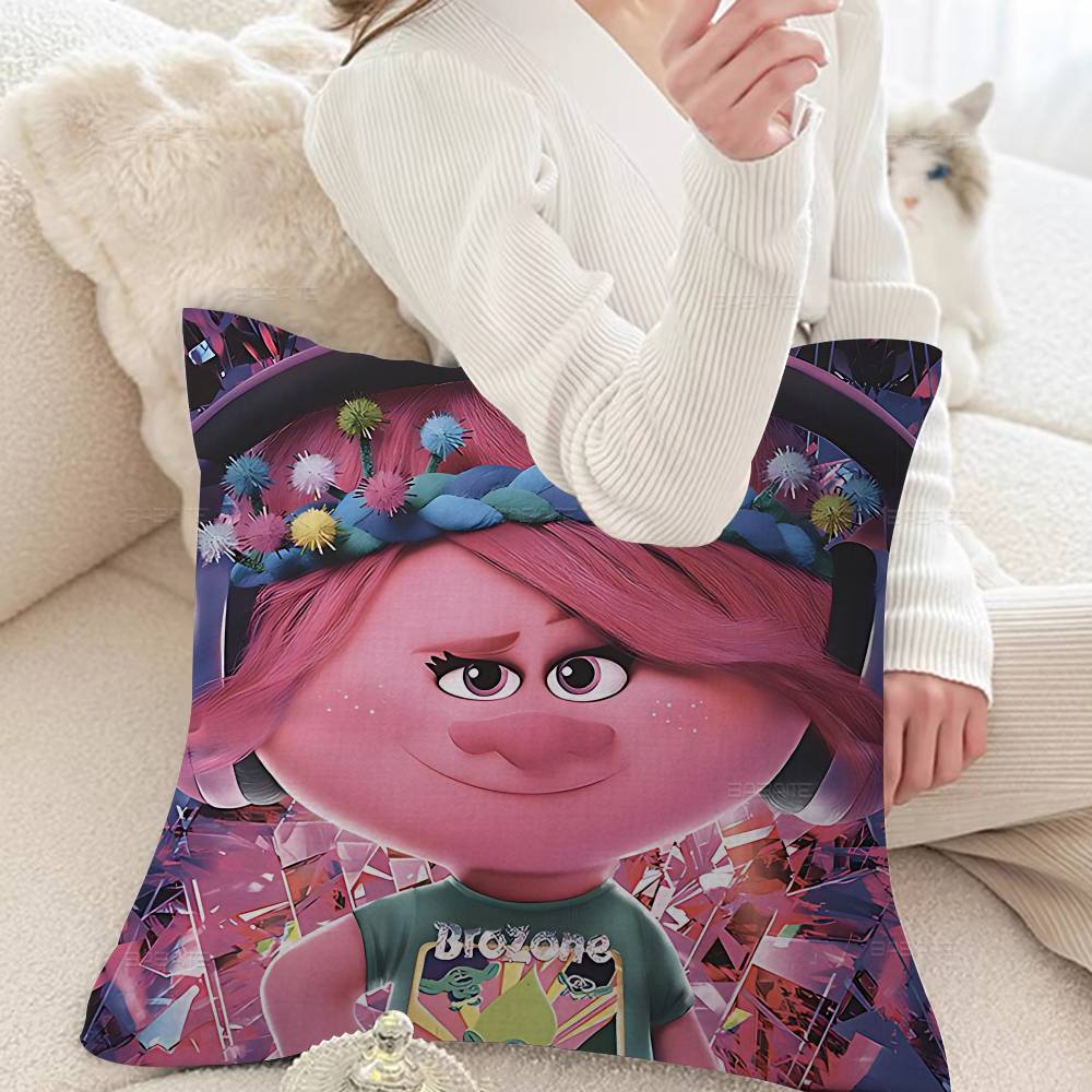 Trolls Band Together Decorative Room Aesthetics Pillow Case Home Decor Bedroom Sofa Bed Couch Pillow Cover x