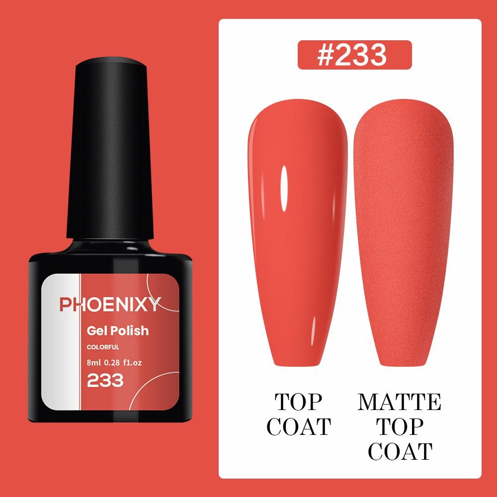 PHOENIXY, 50 шт., гель-лак для ногтей, долговечный гель-лак, верхнее базовое покрытие, полуперманентный гель-лак, дизайн ногтей «сделай сам»