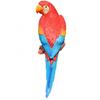 Resin Decor Craft Decoration Simulation Parrot Bird Sculpture Wall Hanging Garden Decoration